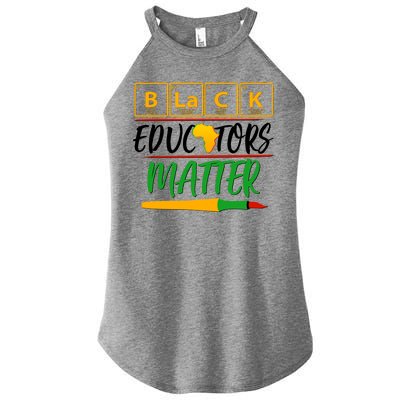 Periodic Table Black Educators Matter Women's Perfect Tri Rocker Tank