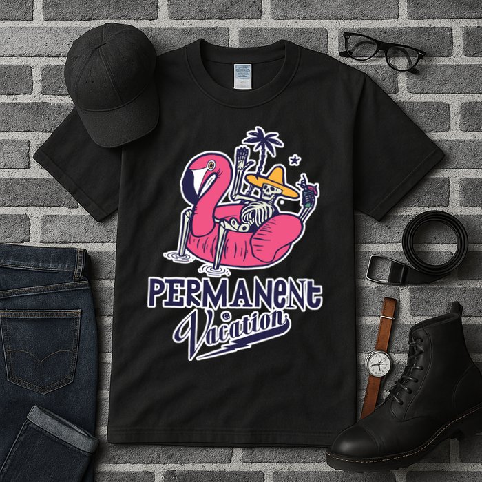 Permanent Vacation Tall T-Shirt