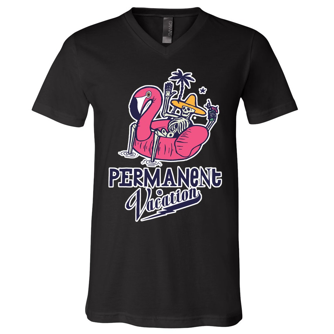 Permanent Vacation V-Neck T-Shirt