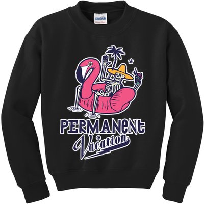 Permanent Vacation Kids Sweatshirt
