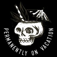 Permanently On Vacation USA-Made Doggie Bandana