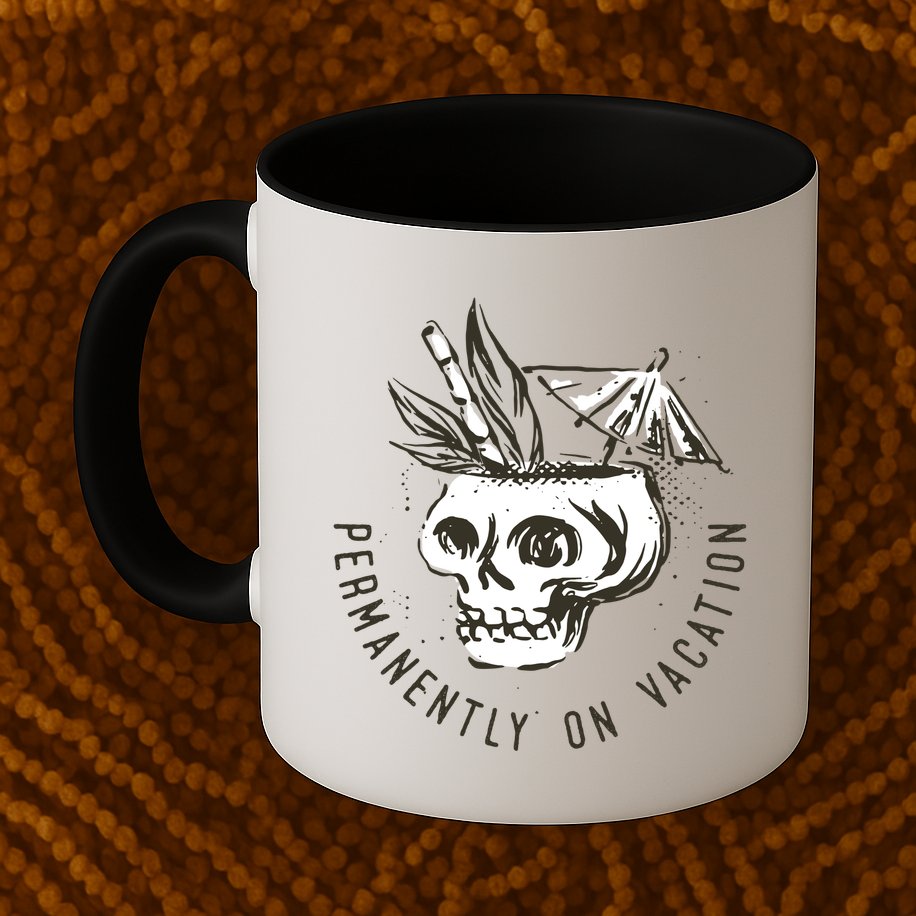 Permanently On Vacation Mug