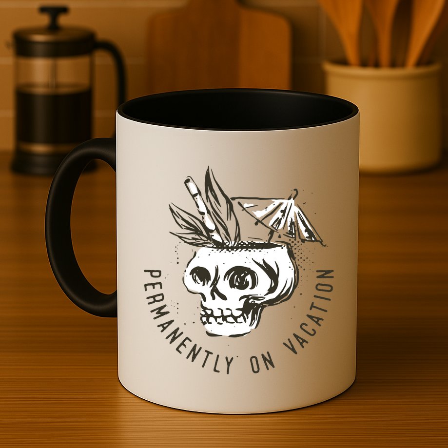 Permanently On Vacation Mug