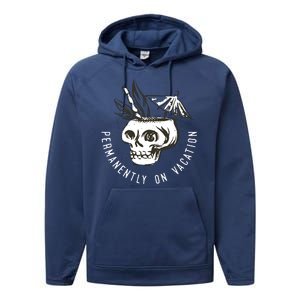 Permanently On Vacation Performance Fleece Hoodie