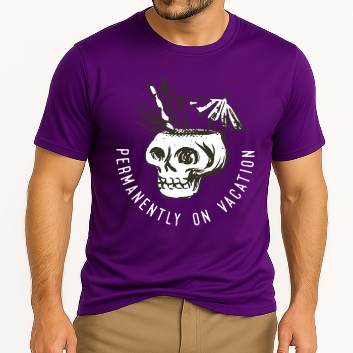 Permanently On Vacation Performance Shirt