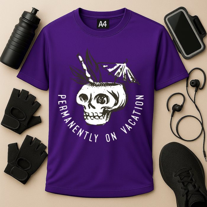 Permanently On Vacation Performance Shirt