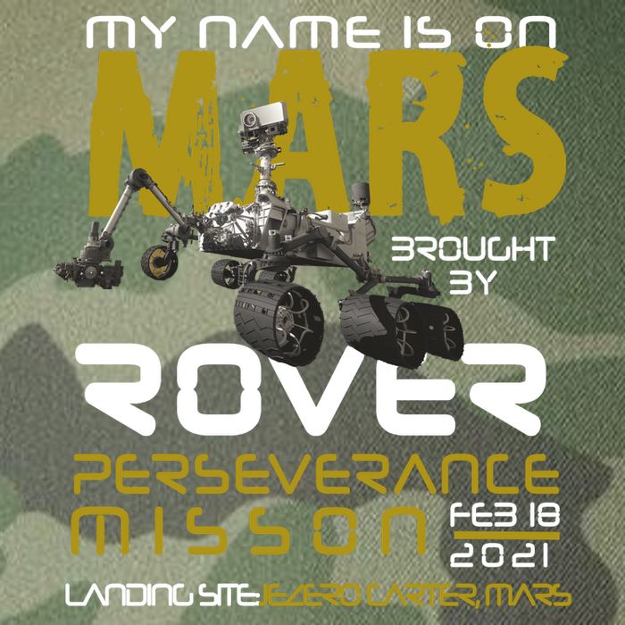 Perseverance Mars Rover Landing Legacy Tie Dye Trucker Hat