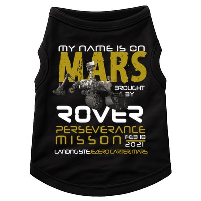 Perseverance Mars Rover Landing Doggie Tank