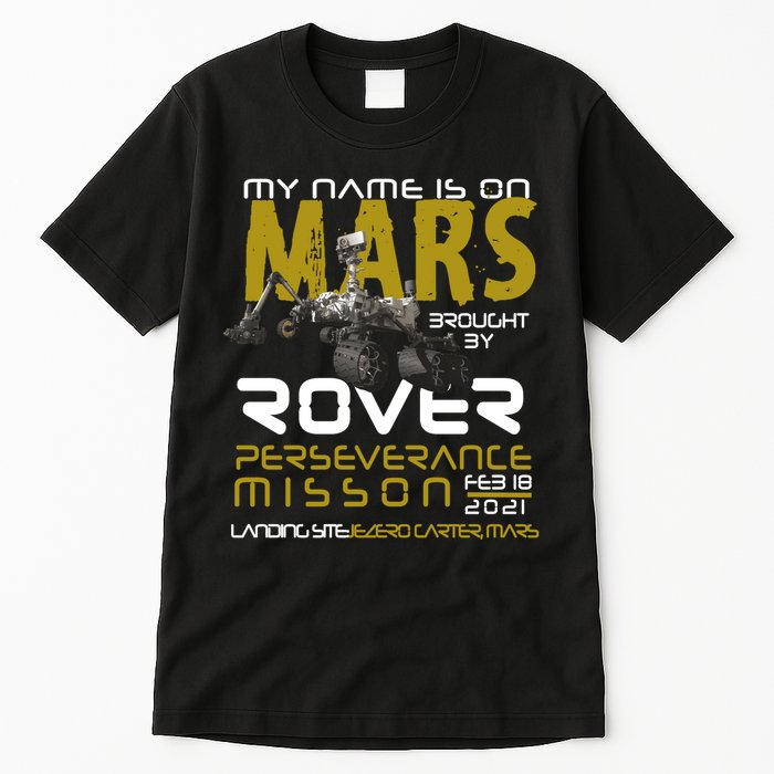 Perseverance Mars Rover Landing Tall T-Shirt