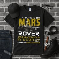 Perseverance Mars Rover Landing Tall T-Shirt