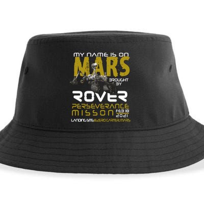 Perseverance Mars Rover Landing Sustainable Bucket Hat