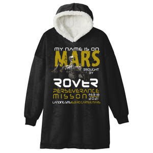 Perseverance Mars Rover Landing Hooded Wearable Blanket