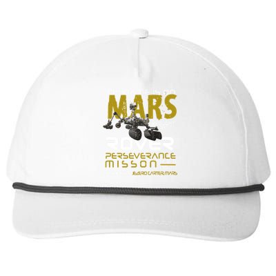 Perseverance Mars Rover Landing Snapback Five-Panel Rope Hat