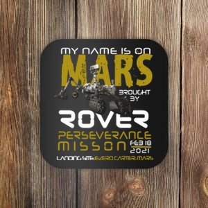 Perseverance Mars Rover Landing Coaster