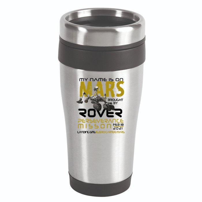 Perseverance Mars Rover Landing 16oz Travel Tumbler