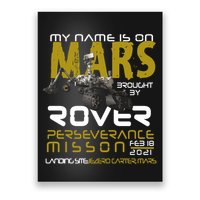 Perseverance Mars Rover Landing Poster