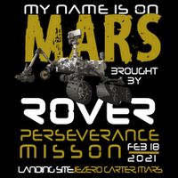Perseverance Mars Rover Landing Poster