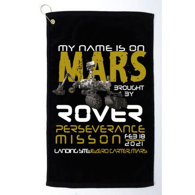 Perseverance Mars Rover Landing Golf Towel