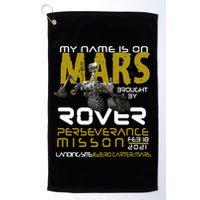 Perseverance Mars Rover Landing Golf Towel