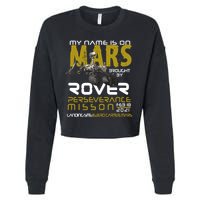 Perseverance Mars Rover Landing Cropped Pullover Crew