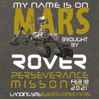 Perseverance Mars Rover Landing Cotton Canvas Backpack
