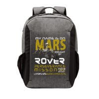 Perseverance Mars Rover Landing Vector Backpack