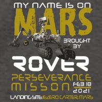 Perseverance Mars Rover Landing Vector Backpack