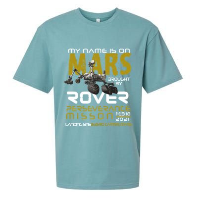 Perseverance Mars Rover Landing Sueded Cloud Jersey T-Shirt