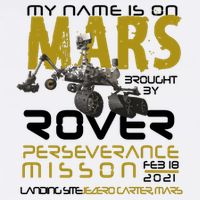 Perseverance Mars Rover Landing Garment-Dyed Sweatshirt