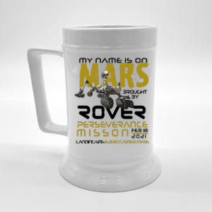 Perseverance Mars Rover Landing Beer Stein