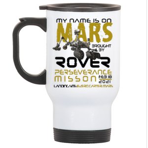 Perseverance Mars Rover Landing Stainless Steel Travel Mug