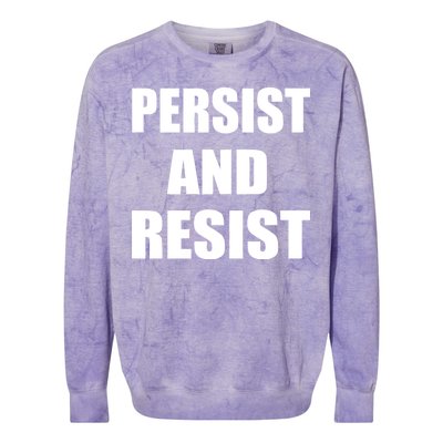 Persist And Resist Colorblast Crewneck Sweatshirt