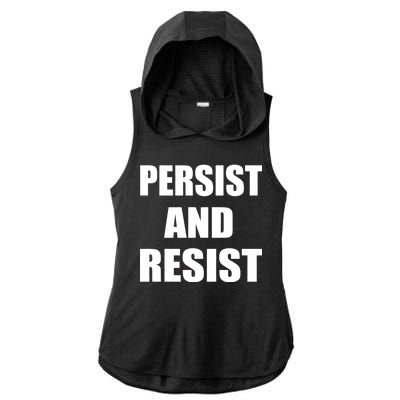 Persist And Resist Ladies PosiCharge Tri-Blend Wicking Draft Hoodie Tank