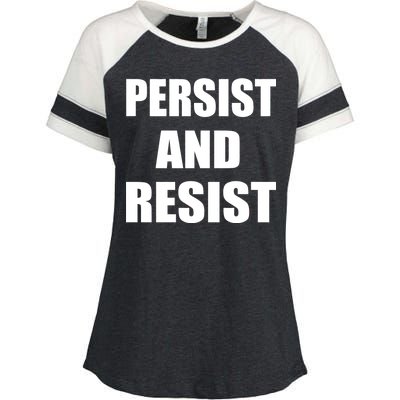 Persist And Resist Enza Ladies Jersey Colorblock Tee