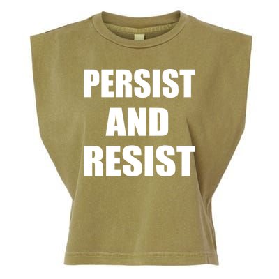 Persist And Resist Garment-Dyed Women's Muscle Tee