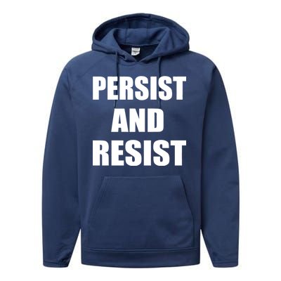 Persist And Resist Performance Fleece Hoodie