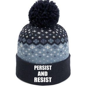 Persist And Resist The Baniff Cuffed Pom Beanie