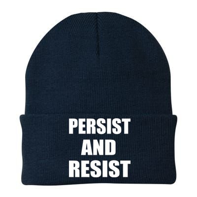 Persist And Resist Knit Cap Winter Beanie