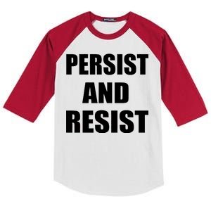 Persist And Resist Kids Colorblock Raglan Jersey