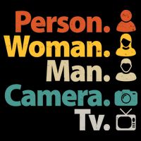 Person Woman Man Camera TV Donald Trump Cognitive Test Button