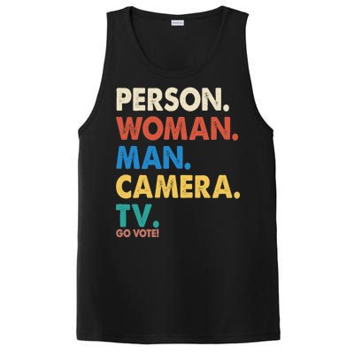 Person Woman Man Camera TV Go Vote PosiCharge Competitor Tank