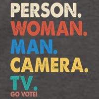 Person Woman Man Camera TV Go Vote Vector Backpack