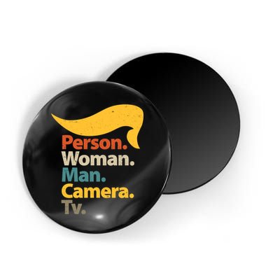Person Woman Man Camera TV Trump Hair Magnet
