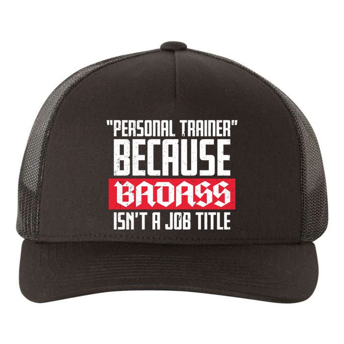 Personal Trainer Job Title Yupoong Adult 5-Panel Trucker Hat