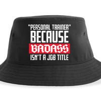 Personal Trainer Job Title Sustainable Bucket Hat