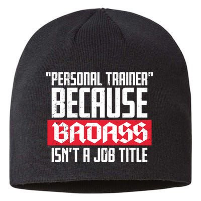 Personal Trainer Job Title Sustainable Beanie