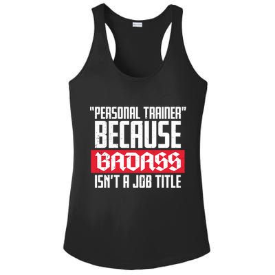 Personal Trainer Job Title Ladies PosiCharge Competitor Racerback Tank