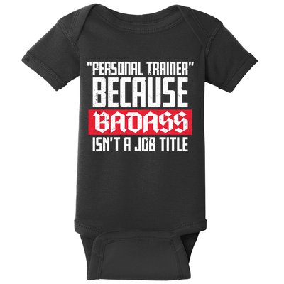 Personal Trainer Job Title Baby Bodysuit