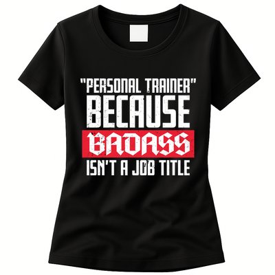 Personal Trainer Job Title Womens T-Shirt
