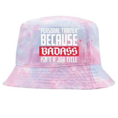 Personal Trainer Job Title Tie-Dyed Bucket Hat